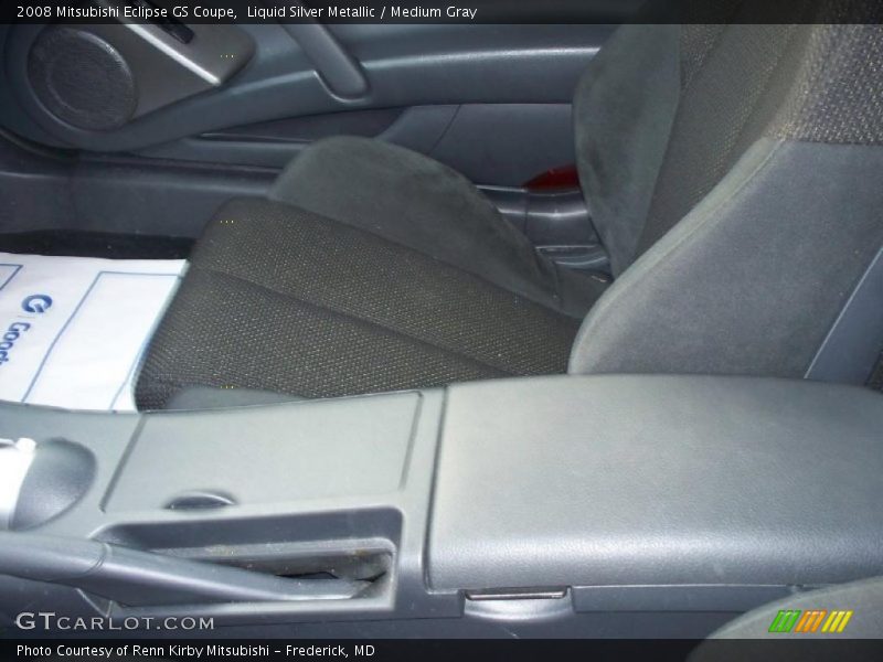 Liquid Silver Metallic / Medium Gray 2008 Mitsubishi Eclipse GS Coupe