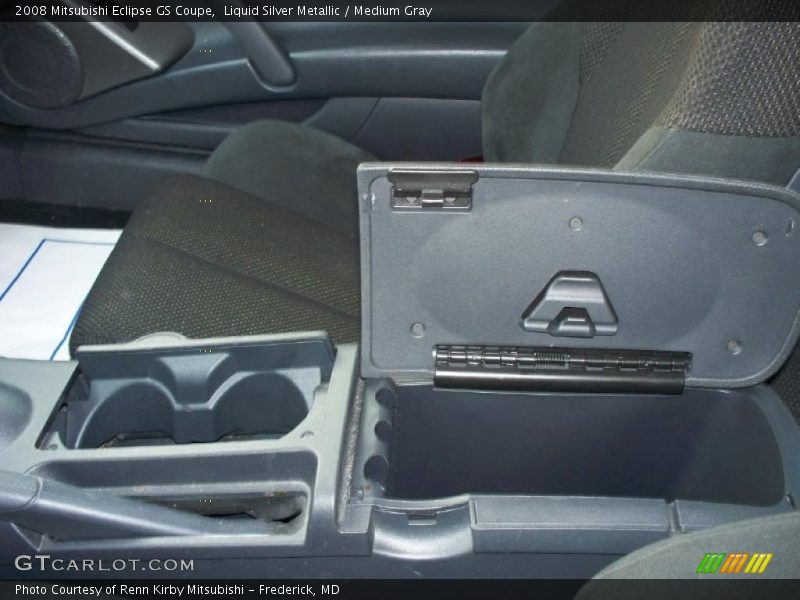 Liquid Silver Metallic / Medium Gray 2008 Mitsubishi Eclipse GS Coupe