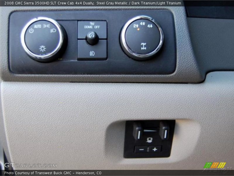 Controls of 2008 Sierra 3500HD SLT Crew Cab 4x4 Dually