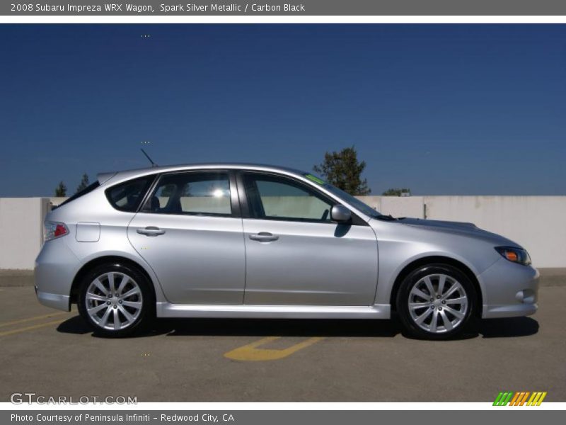 Spark Silver Metallic / Carbon Black 2008 Subaru Impreza WRX Wagon