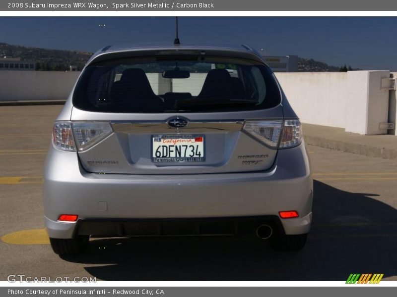 Spark Silver Metallic / Carbon Black 2008 Subaru Impreza WRX Wagon
