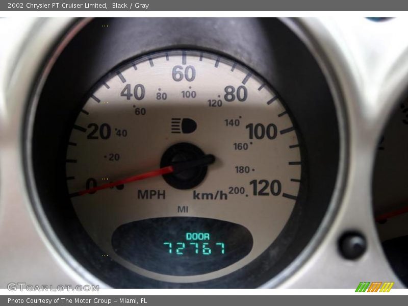 Black / Gray 2002 Chrysler PT Cruiser Limited