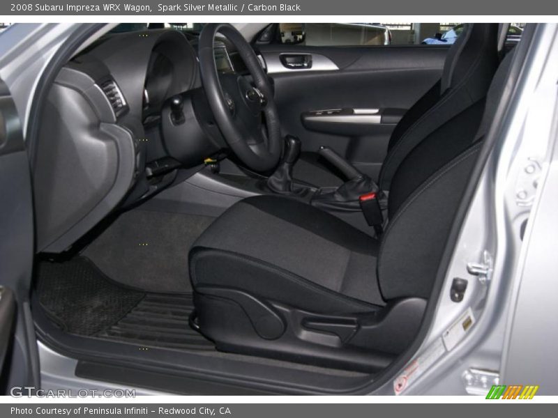 Spark Silver Metallic / Carbon Black 2008 Subaru Impreza WRX Wagon