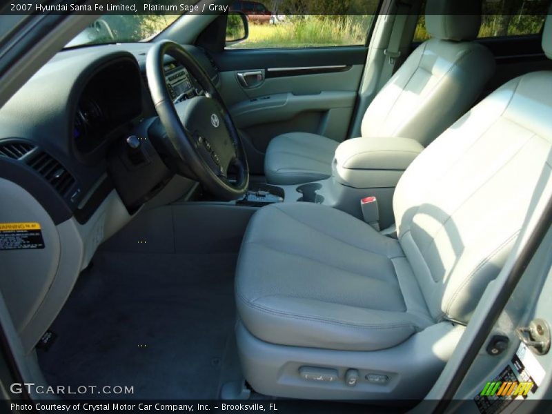 Platinum Sage / Gray 2007 Hyundai Santa Fe Limited