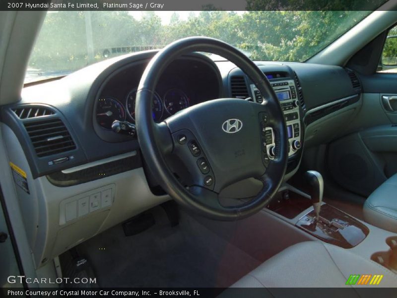 Platinum Sage / Gray 2007 Hyundai Santa Fe Limited