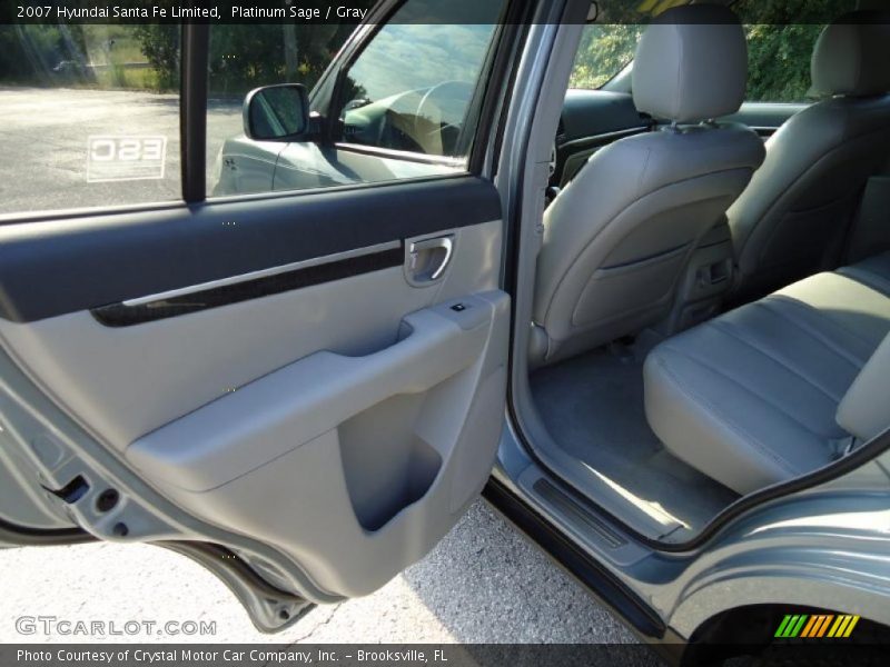 Platinum Sage / Gray 2007 Hyundai Santa Fe Limited