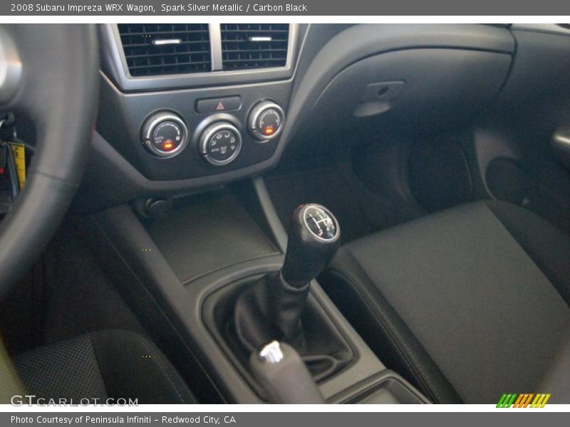 Spark Silver Metallic / Carbon Black 2008 Subaru Impreza WRX Wagon