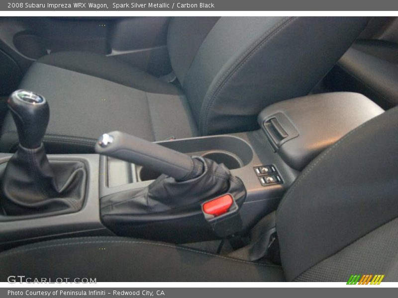Spark Silver Metallic / Carbon Black 2008 Subaru Impreza WRX Wagon