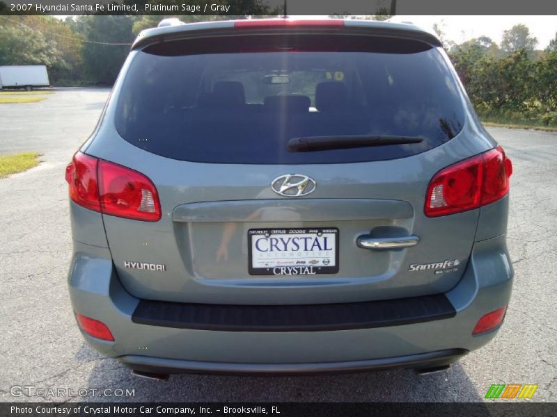 Platinum Sage / Gray 2007 Hyundai Santa Fe Limited