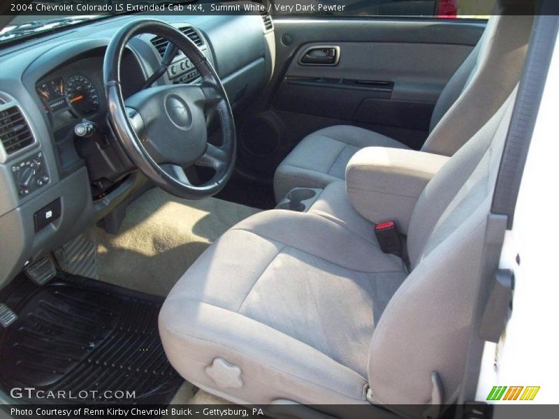  2004 Colorado LS Extended Cab 4x4 Very Dark Pewter Interior