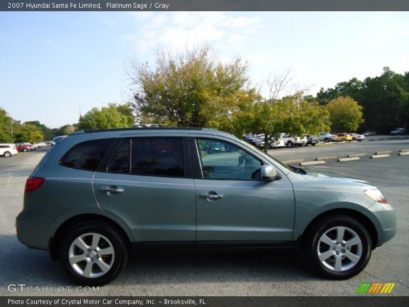 Platinum Sage / Gray 2007 Hyundai Santa Fe Limited