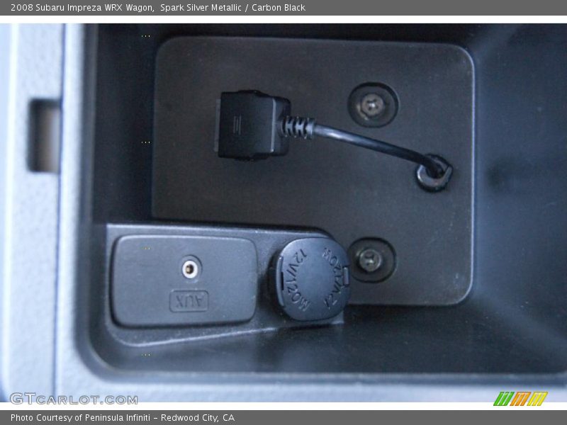 Spark Silver Metallic / Carbon Black 2008 Subaru Impreza WRX Wagon