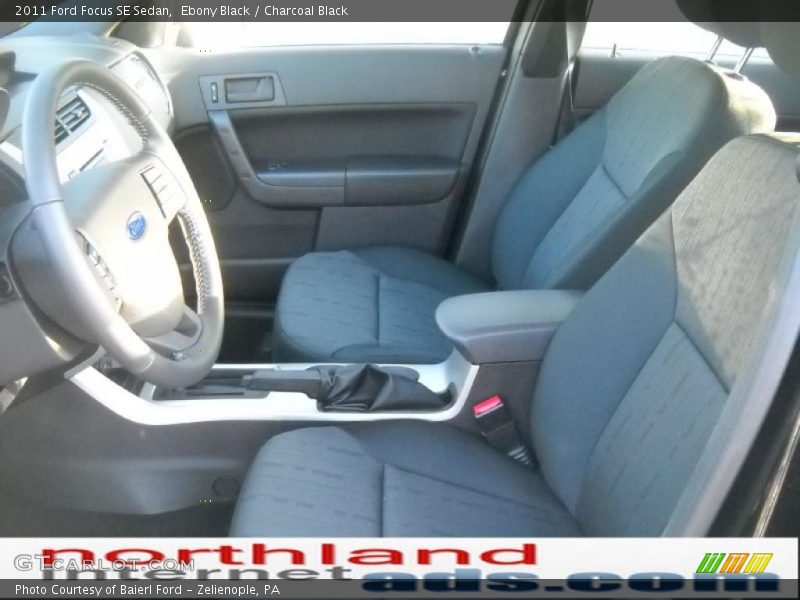 Ebony Black / Charcoal Black 2011 Ford Focus SE Sedan