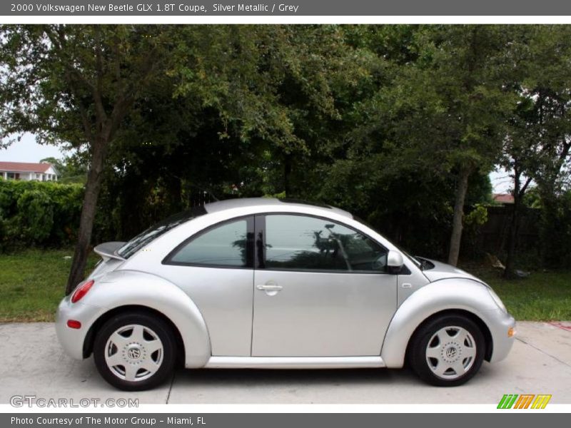 Silver Metallic / Grey 2000 Volkswagen New Beetle GLX 1.8T Coupe