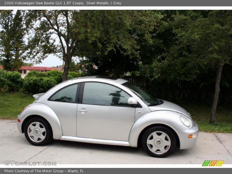 Silver Metallic / Grey 2000 Volkswagen New Beetle GLX 1.8T Coupe