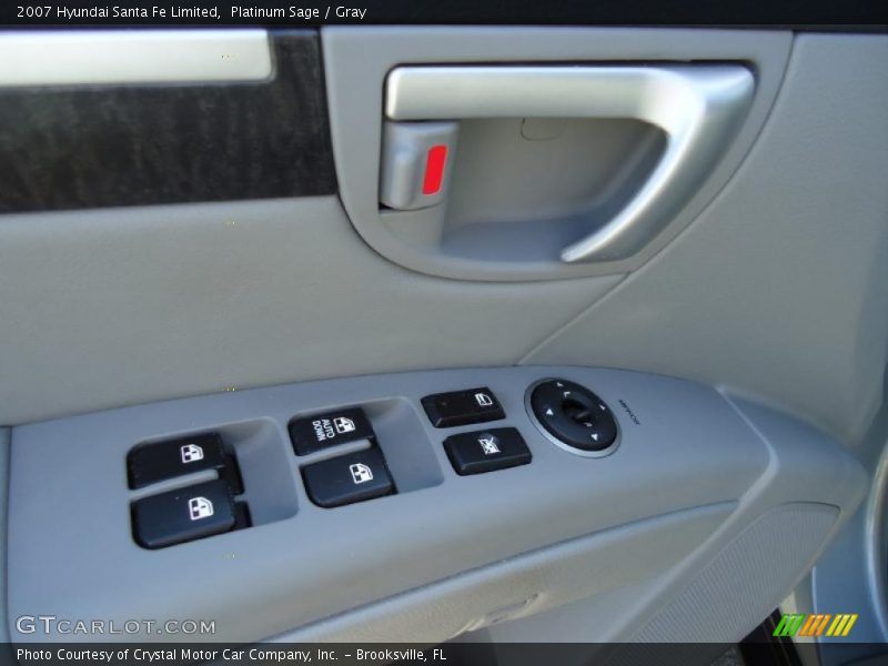 Platinum Sage / Gray 2007 Hyundai Santa Fe Limited