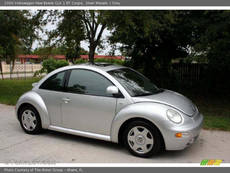 Silver Metallic / Grey 2000 Volkswagen New Beetle GLX 1.8T Coupe