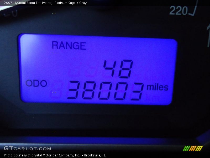 Platinum Sage / Gray 2007 Hyundai Santa Fe Limited