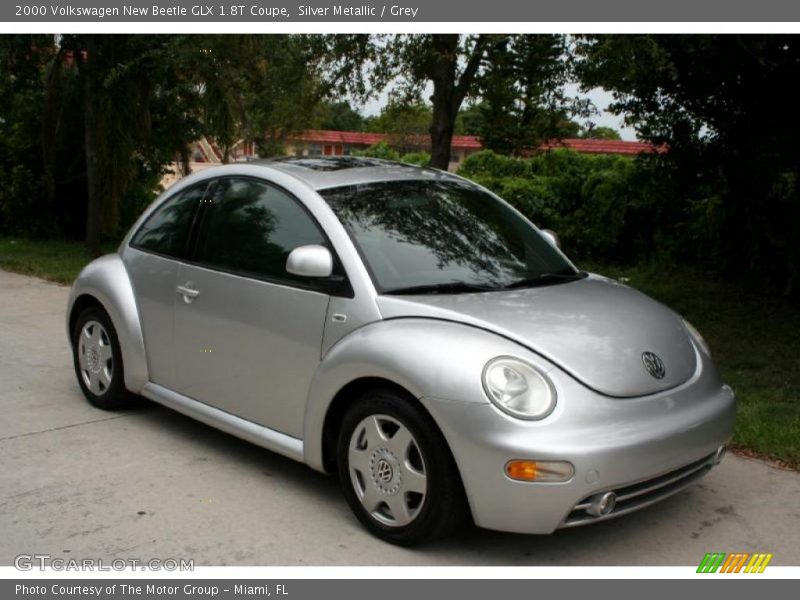 Silver Metallic / Grey 2000 Volkswagen New Beetle GLX 1.8T Coupe