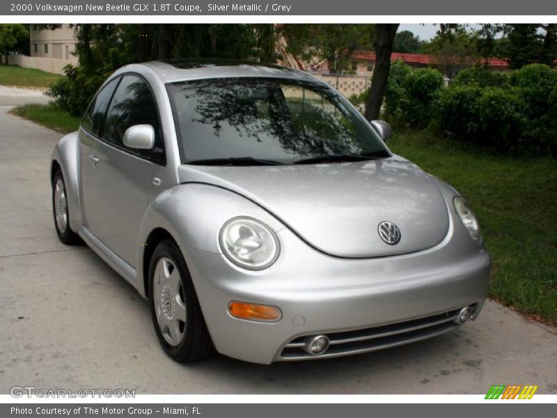 Silver Metallic / Grey 2000 Volkswagen New Beetle GLX 1.8T Coupe