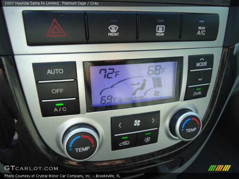 Controls of 2007 Santa Fe Limited