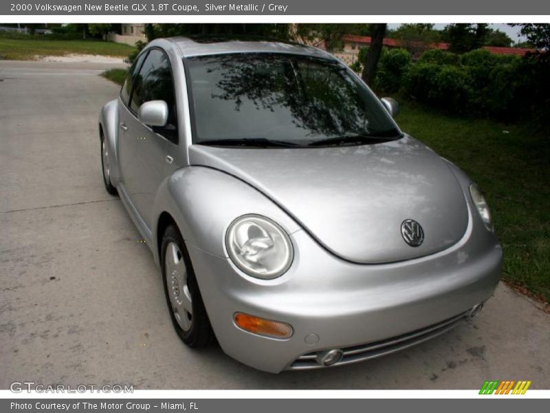 Silver Metallic / Grey 2000 Volkswagen New Beetle GLX 1.8T Coupe