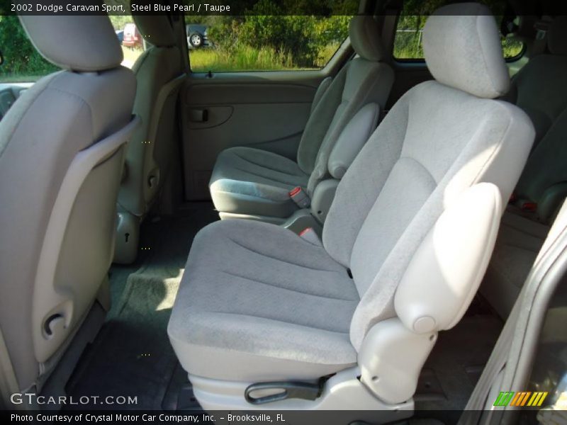 Steel Blue Pearl / Taupe 2002 Dodge Caravan Sport