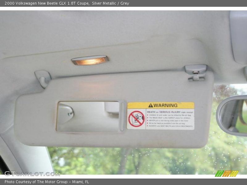 Silver Metallic / Grey 2000 Volkswagen New Beetle GLX 1.8T Coupe
