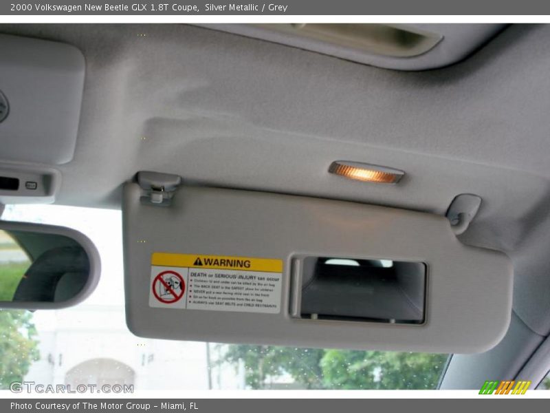 Silver Metallic / Grey 2000 Volkswagen New Beetle GLX 1.8T Coupe