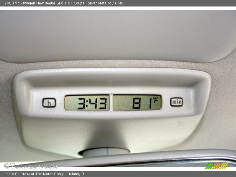 Silver Metallic / Grey 2000 Volkswagen New Beetle GLX 1.8T Coupe