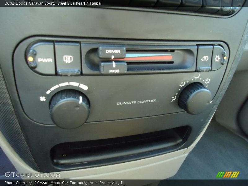 Controls of 2002 Caravan Sport