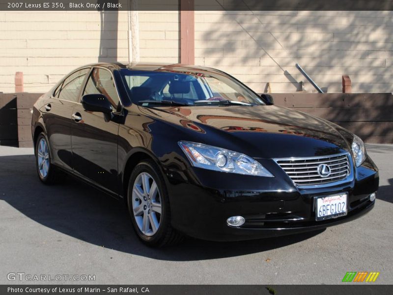 Black Onyx / Black 2007 Lexus ES 350