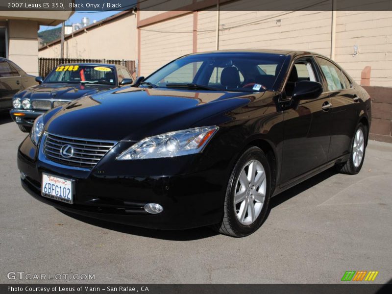 Black Onyx / Black 2007 Lexus ES 350