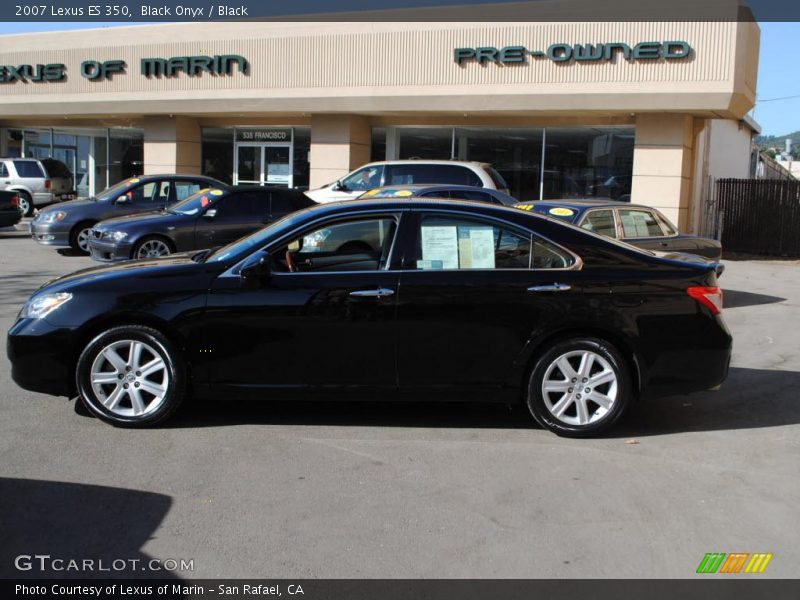 Black Onyx / Black 2007 Lexus ES 350