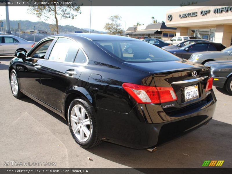 Black Onyx / Black 2007 Lexus ES 350
