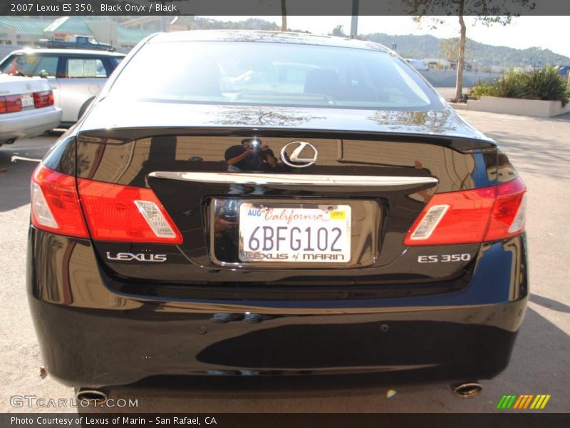 Black Onyx / Black 2007 Lexus ES 350