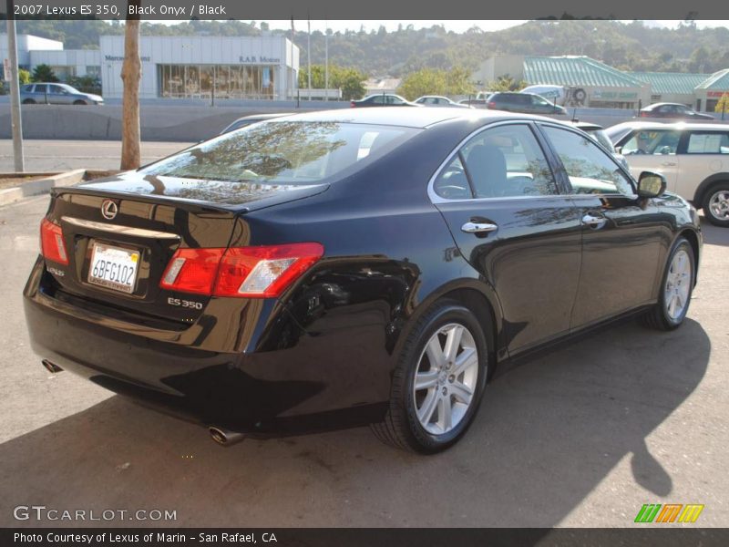 Black Onyx / Black 2007 Lexus ES 350