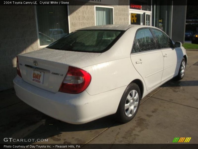 Crystal White / Stone 2004 Toyota Camry LE