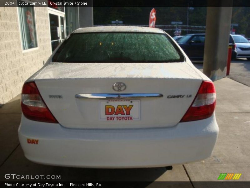 Crystal White / Stone 2004 Toyota Camry LE