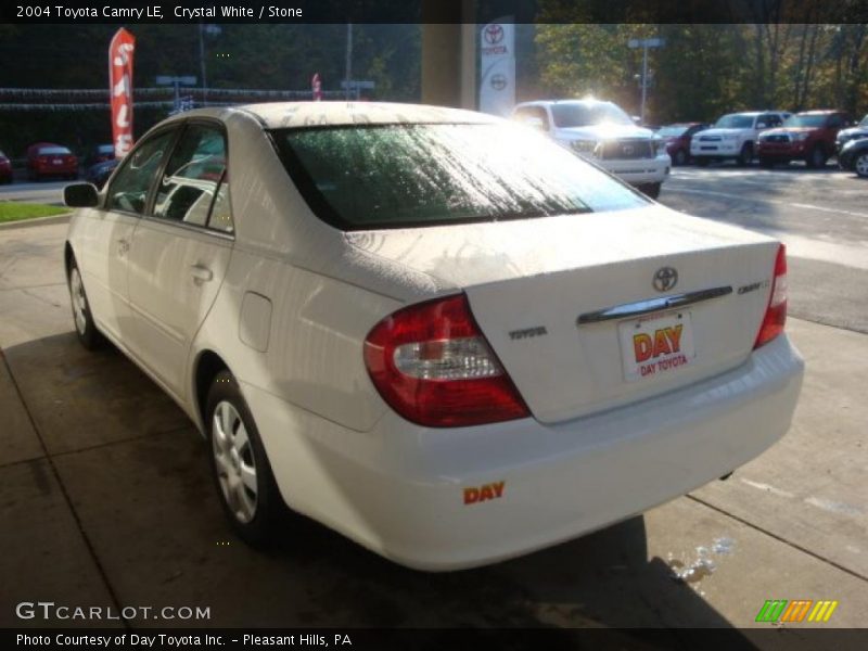 Crystal White / Stone 2004 Toyota Camry LE