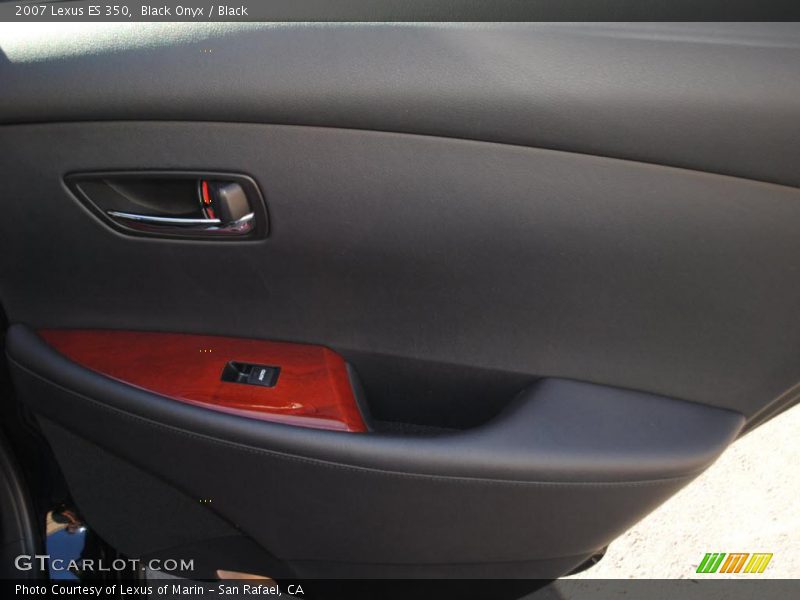 Black Onyx / Black 2007 Lexus ES 350