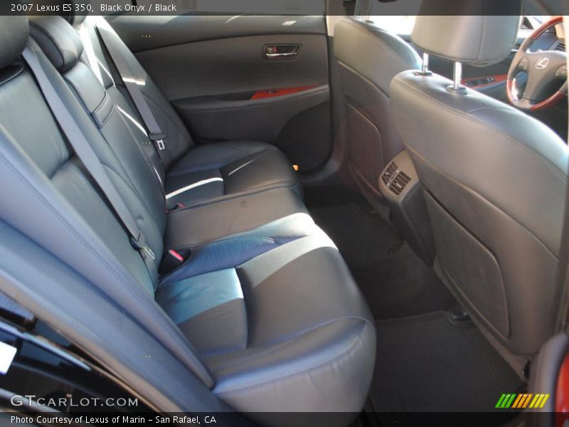 Black Onyx / Black 2007 Lexus ES 350