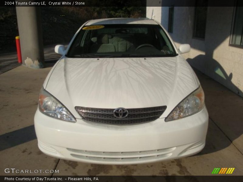 Crystal White / Stone 2004 Toyota Camry LE