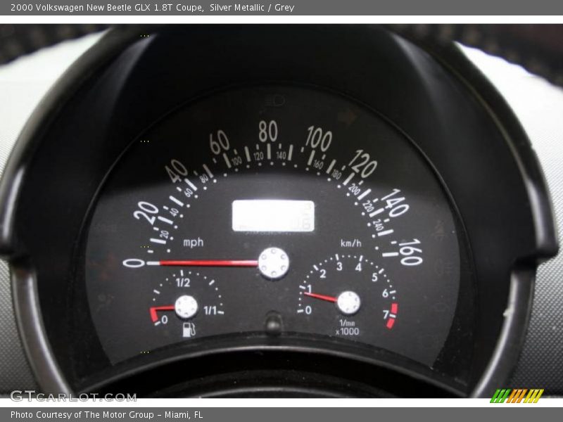 Silver Metallic / Grey 2000 Volkswagen New Beetle GLX 1.8T Coupe
