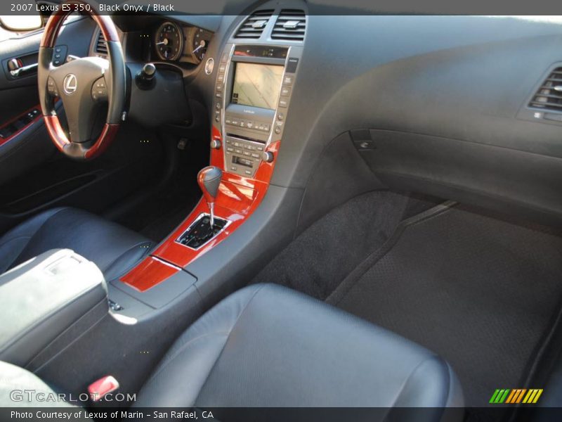 Black Onyx / Black 2007 Lexus ES 350