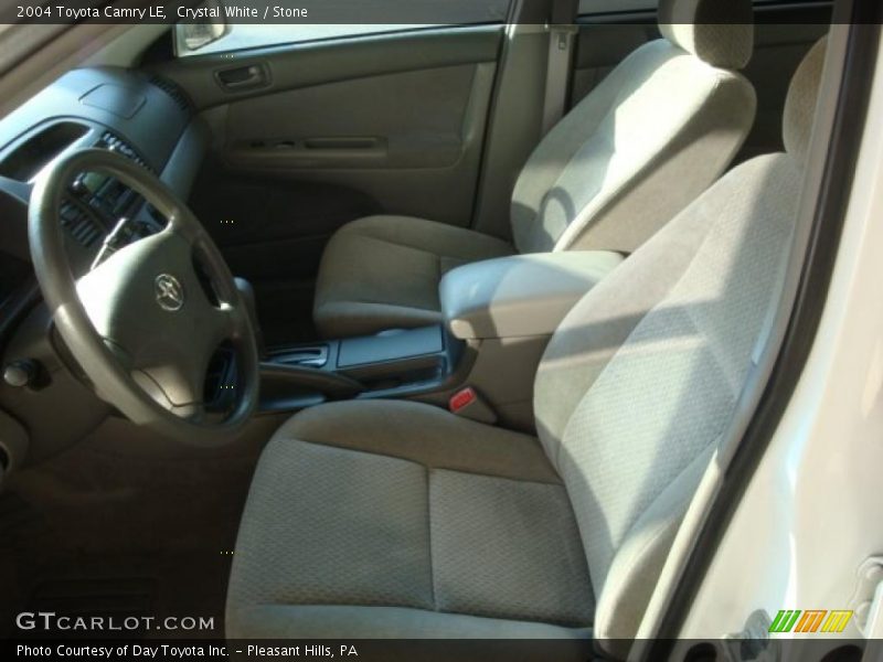 Crystal White / Stone 2004 Toyota Camry LE