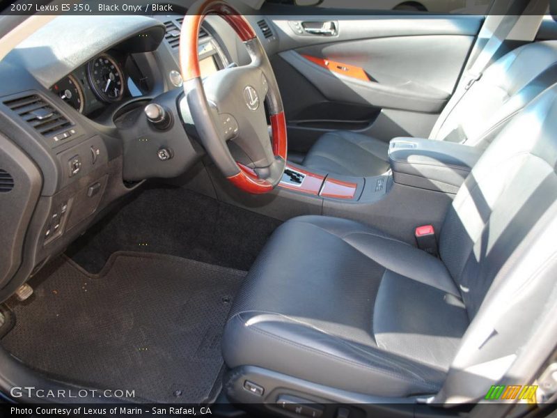 Black Onyx / Black 2007 Lexus ES 350
