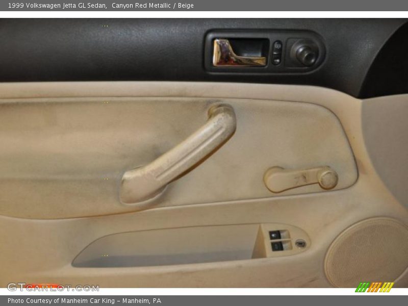 Canyon Red Metallic / Beige 1999 Volkswagen Jetta GL Sedan