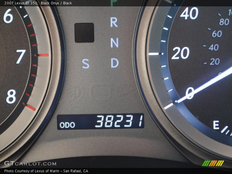 Black Onyx / Black 2007 Lexus ES 350