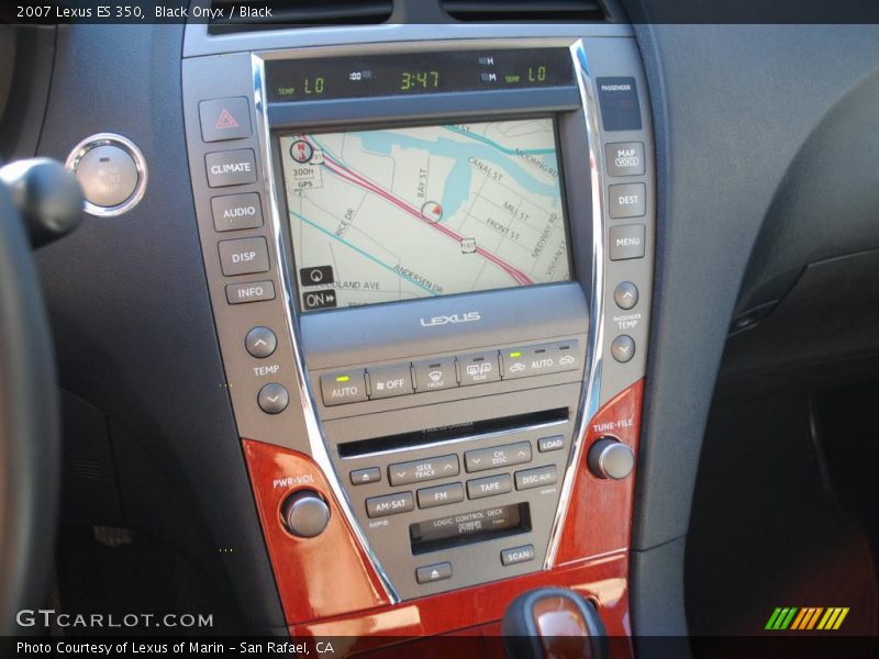 Black Onyx / Black 2007 Lexus ES 350